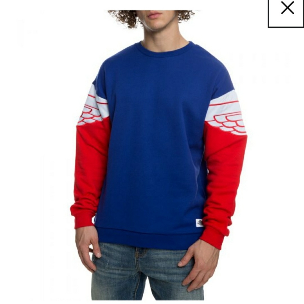 Jordan jumpan sweater with wings red white blue